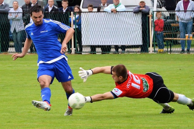 Mecz przeciwko Vitorii Jaworzno był jednym z lepszych w wykonaniu piłkarzy Niwy Nowa Wieś.