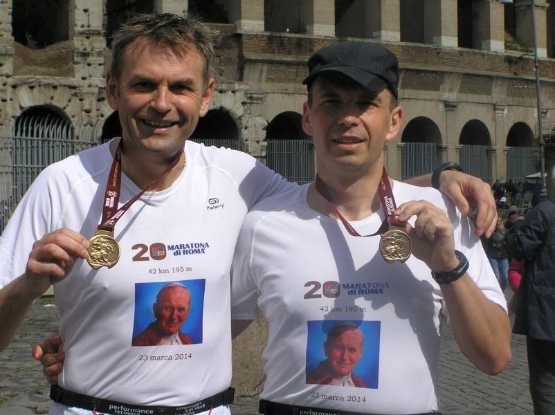 Zarzycki i Saj w Maratona di Roma