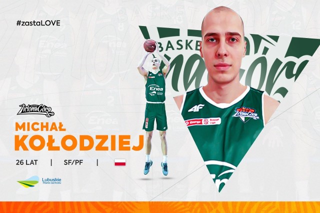 Michał Kołodziej to nowy koszykarz Zastalu Zielona Góra.