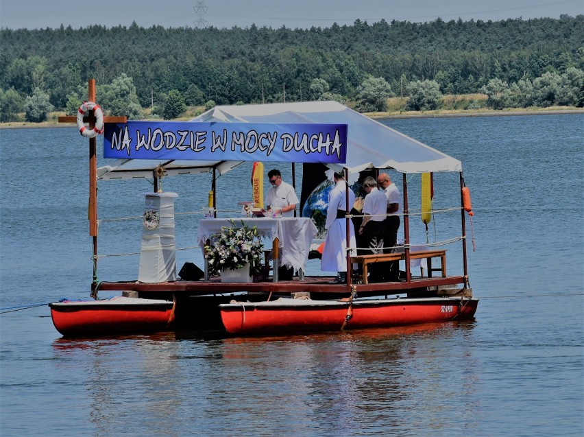 Msza na wodzie w Rybniku. 30 czerwiec 2019