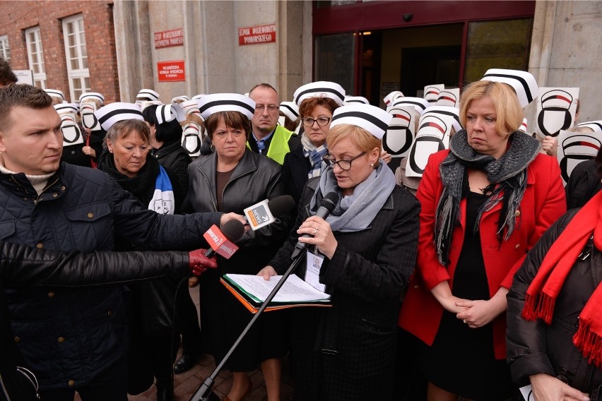 Protest pielęgniarek w Gdańsku