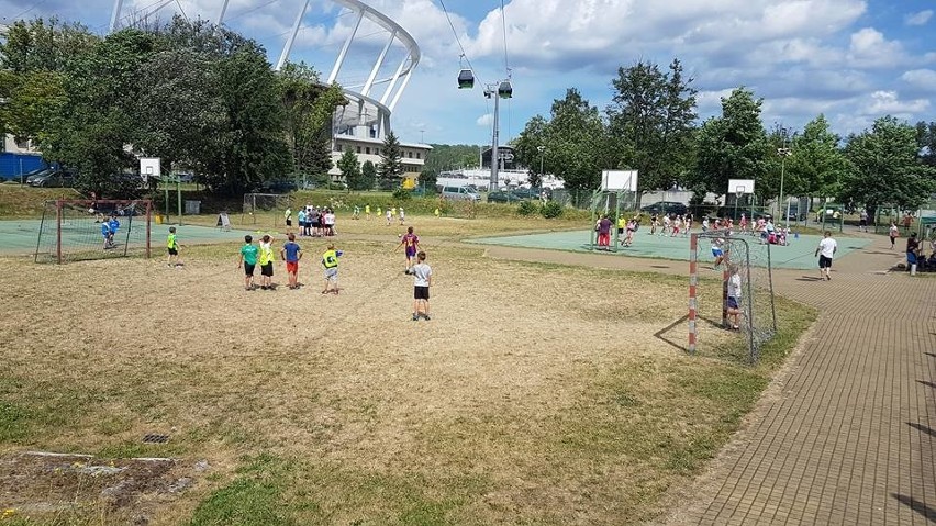 Zajęcia sportowe na Stadionie Śląskim