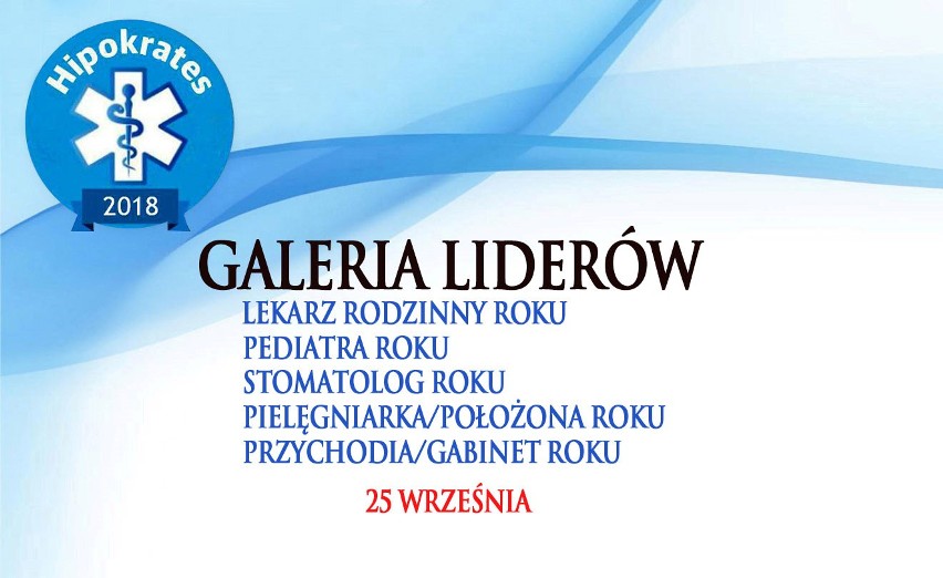 HIPOKRATES 2018 | Liderzy 5 powiatowych kategorii plebiscytu