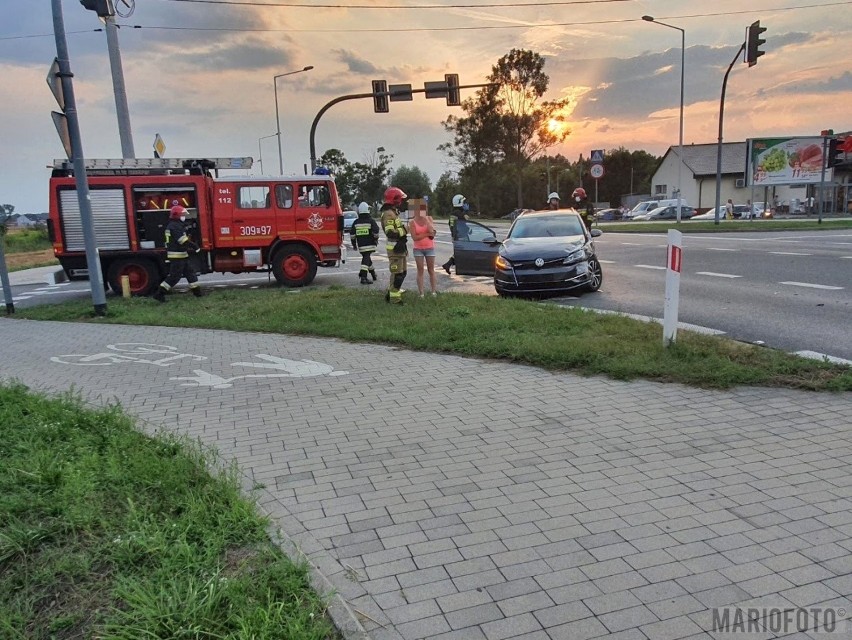 Wypadek w Chrząstowicach.