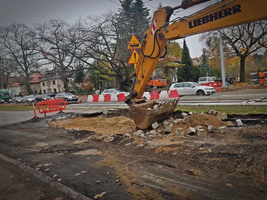 Budowa Węzła Łękno w Szczecinie. Tym razem mamy ZDJĘCIA z lotu ptaka - 21.11.2019