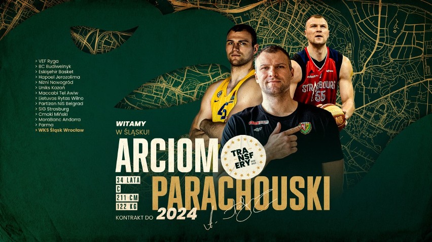 Arciom Parachouski i Conor Morgan koszykarzami Śląska Wrocław