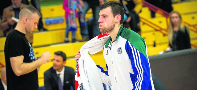 Kamil Łączyński był mocno zmartwiony po meczu w Starogardzie Gd.