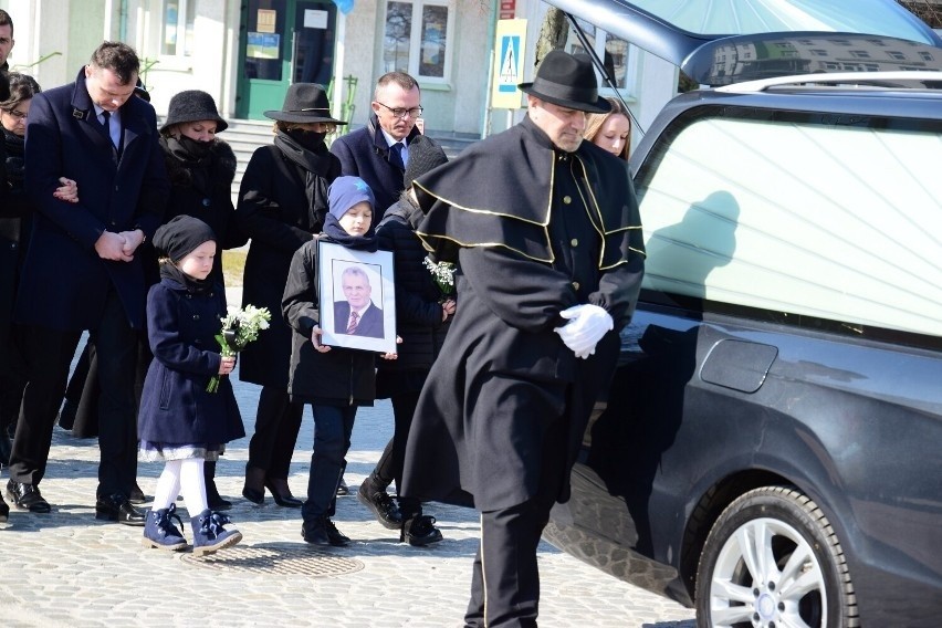Pogrzeb Leszka Jakubowskiego, byłego burmistrza Żnina.