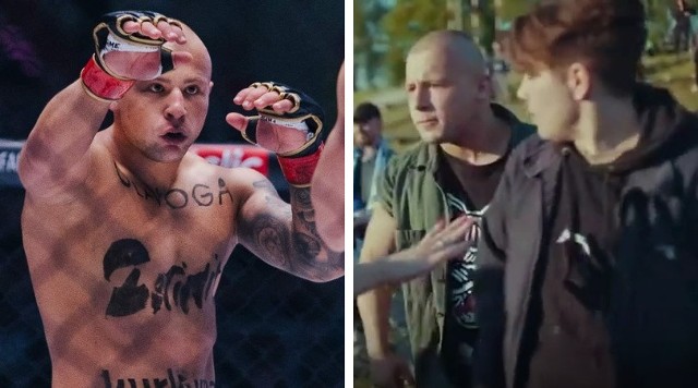 Mateusz Murański w oktagonie FAME MMA oraz jako aktor w nominowanym do Oscara filmie "IO"