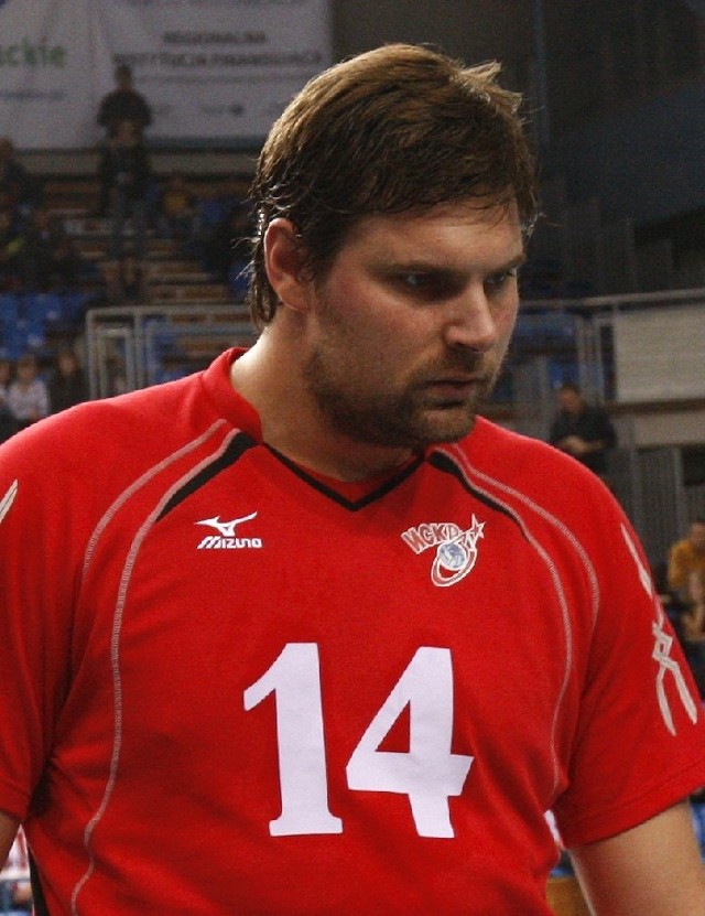 Andriej Jegorczew po meczu w Rzeszowie był wyraźnie zły. Jego drużyna przegrała do zera.