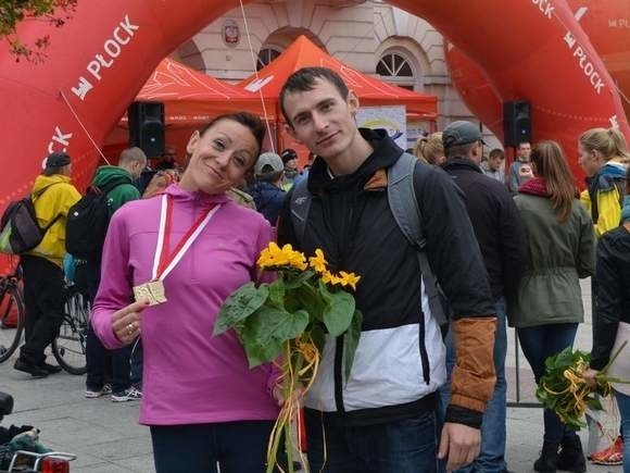 Dominika Nowakowska z mężem i trenerem Karolem Nowakowskim.
