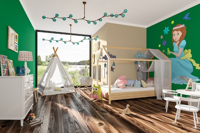 Pokój dla dzieckaŻywe kolory, sporo przestrzeni i fajne gadżety sprawią, że mały lokator poczuje się fajnie w swoim pokoju.