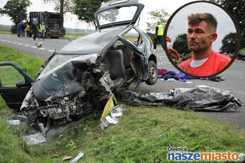 Wypadek pod Oleśnicą. Były piłkarz Ślęzy zginął w zderzeniu ze śmieciarką (ZDJĘCIA)