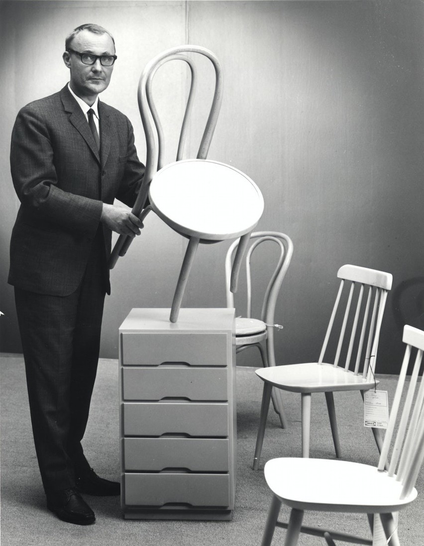 Założyciel IKEA, szwedzki przedsiębiorca Ingvar Kamprad, z...
