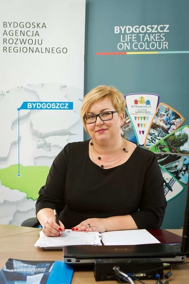 Edyta Wiwatowska prezes zarządu Bydgoskiej Agencji Rozwoju Regionalnego 