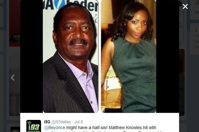 Matthew Knowles, Taqoya Branscomb (fot. screen z Twitter.com)