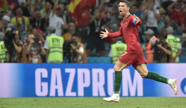 Na zdjęciu: Cristiano Ronaldo. Mecz Portugalia - Maroko, MŚ 2018, grupa B [gdzie oglądać, transmisja, stream, online, na żywo, wynik meczu]