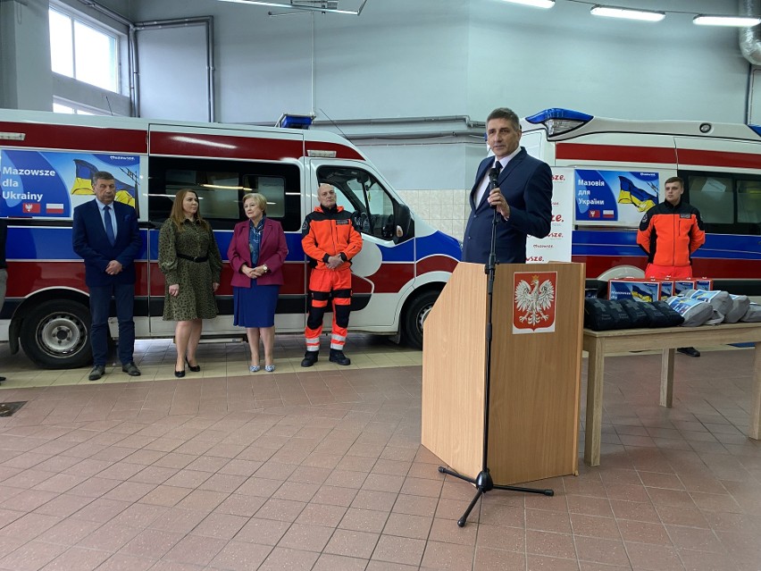 Meditrans Ostrołęka przekazał dwie karetki dla ukraińskich szpitali, 30.05.2022. Zdjęcia