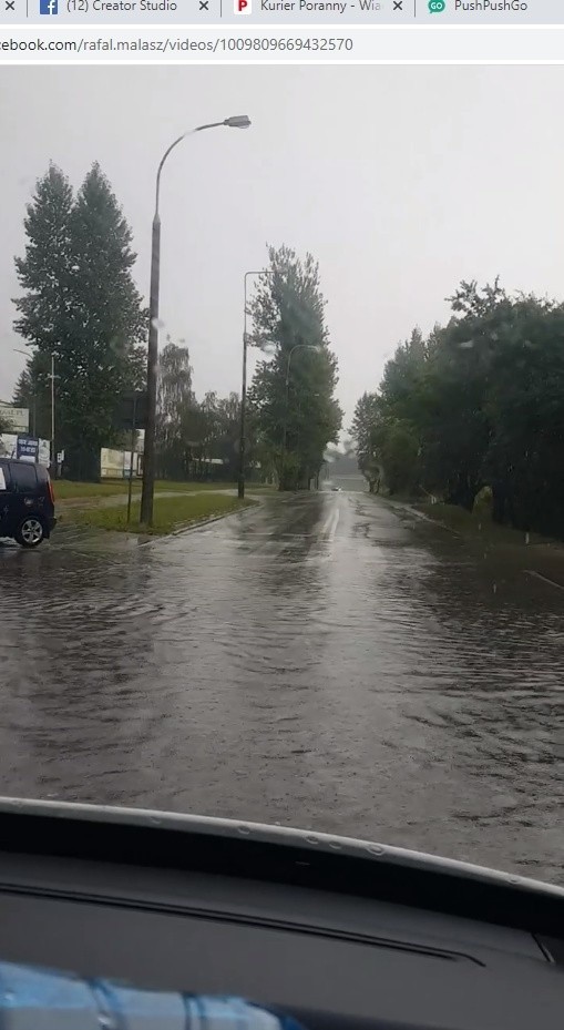 Wystarczyło kilkadziesiąt minut opadów 30 sierpnia, by...