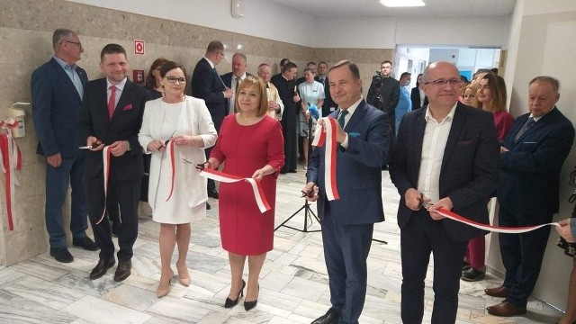 Uroczystość otwarcia nowych oddziałów w Wojewódzkim Szpitalu w Przemyślu.
