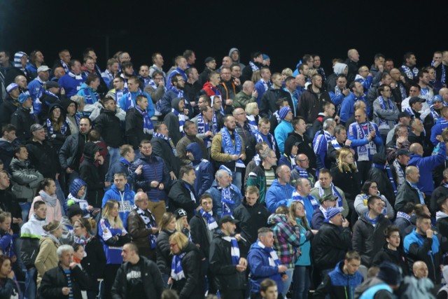 Kibice na meczu Ruch Chorzów - Legia Warszawa