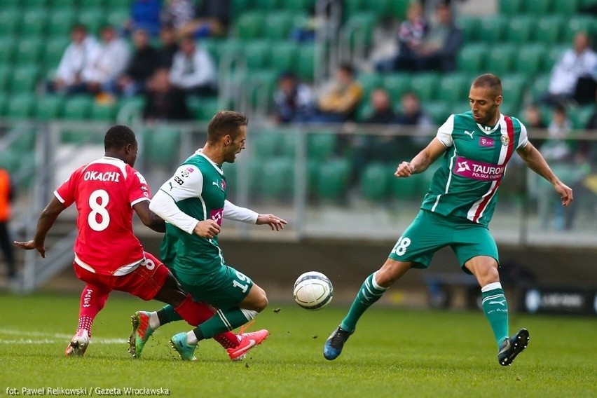 Śląsk Wrocław – Widzew Łódź 1:0. Trzy punkty dla WKS-u (WYNIK, ZDJĘCIA)