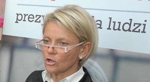 Małgorzata Jacyna-Witt powiedziała ostre słowa do radnego Stopyry.