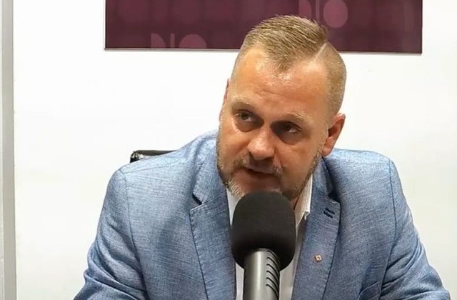 Marcin Dąbrowski, przewodniczący SLD w Radomiu.