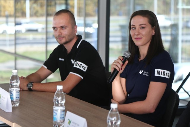 30.10.2018 wroclawprezentacja zespolu volley wroclaw volleyball wroclaw w siedzibie mercedesa przy ulicy granicznejgazeta wroclawskapawel relikowski / polska press