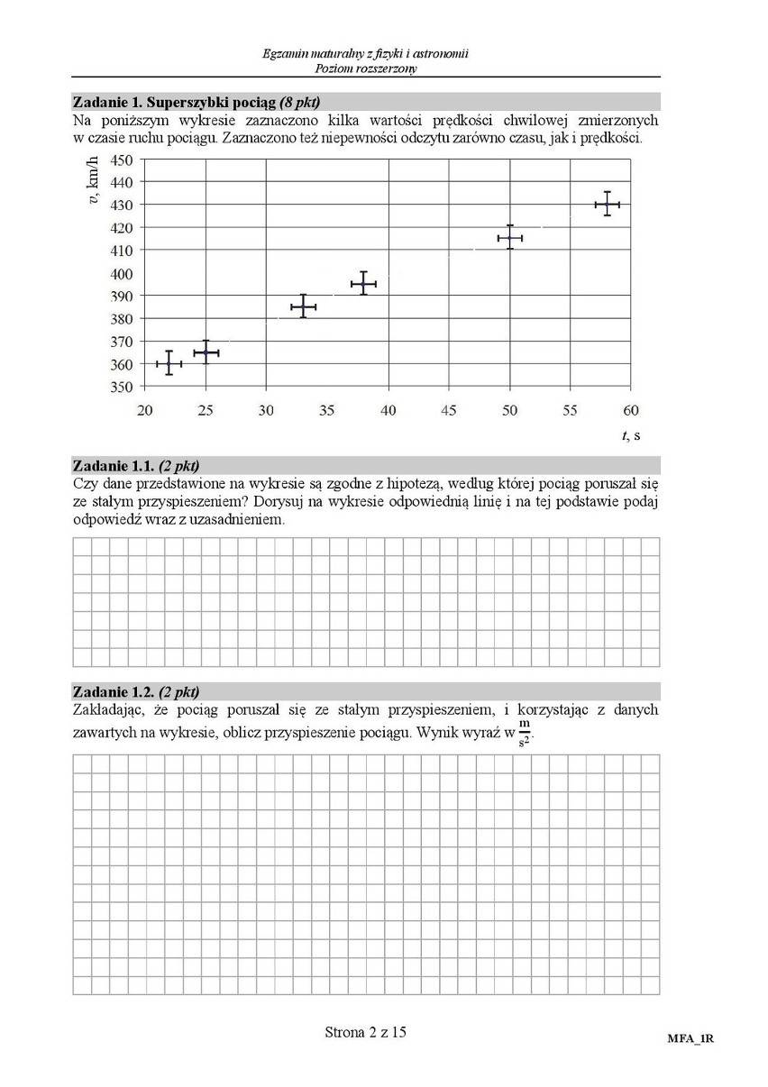 Matura 2016: FIZYKA I ASTRONOMIA rozszerzona [ODPOWIEDZI,...
