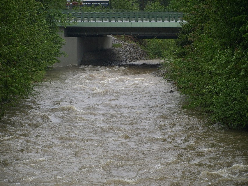 Powódź 2014 w Wiśle - lokalne podtopienia