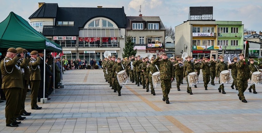 Przysięga nowych żołnierzy z radomskiego Ośrodka Reprezentacyjnego Wojsk Obrony Terytorialnej