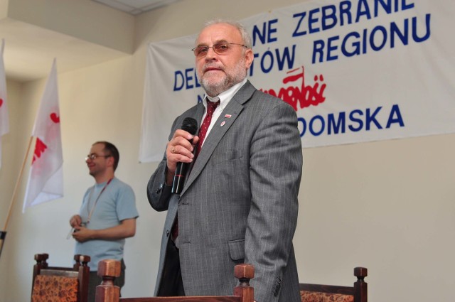 Delegaci powierzyli kierowanie radomską Solidarnością Zdzisławowi Maszkiewiczowi