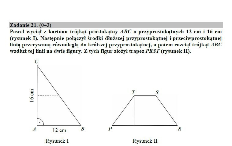 EGZAMIN ÓSMOKLASISTY 2019 MATEMATYKA ODPOWIEDZI, ROZWIĄZANIA, ARKUSZ CKE. Test 8-klasisty z matematyki 16.04.2019 [klucz odpowiedzi, arkusz]