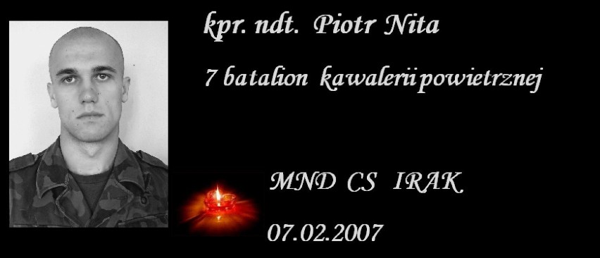 Kpr. Piotr NITA służbę wojskową rozpoczął w maju 2005 roku w...