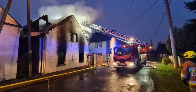 Pożar domu w Łambinowicach