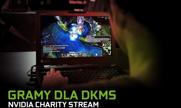 Nvidia Charity StreamNvidia Charity Stream, czyli 36 godzin grania i namawiania do rejestrowania się w bazie potencjalnych dawców szpiku i przekazywania pieniędzy na Fundację DKMS