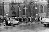41 lat temu z krzyża przed kościołem Mariackim zaczęła wypływać ciecz. Wierni uznali, że to krew Chrystusa