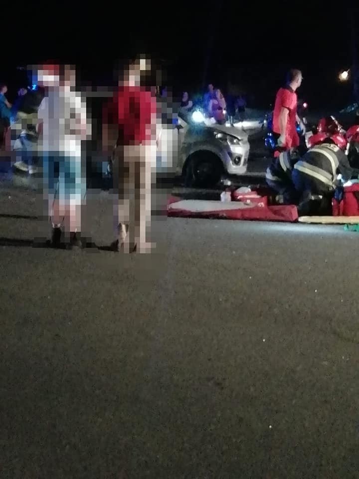 Wypadek w Lubomi dwóch samochodów osobowych i motocykla....