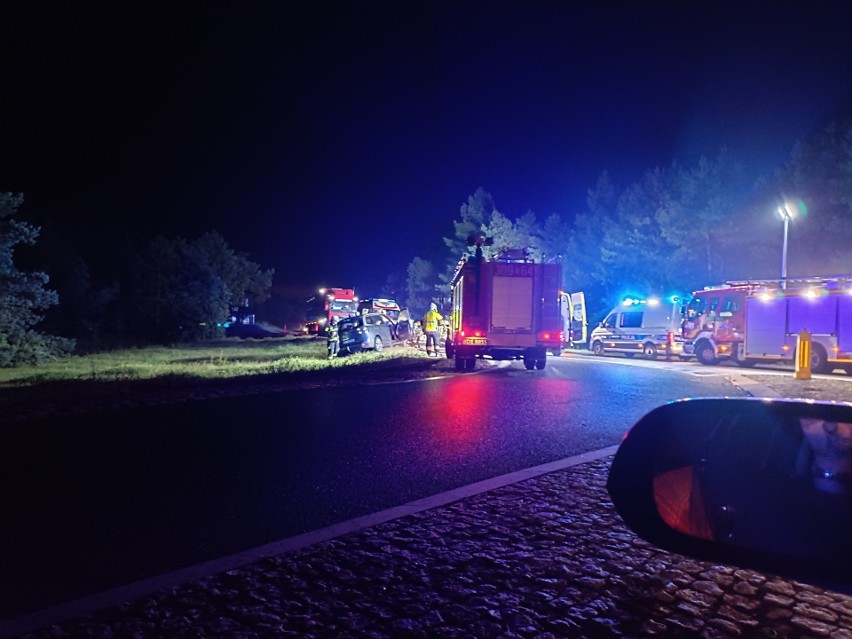 Poważny wypadek na krajowej 10 w miejscowości Przyłubie....