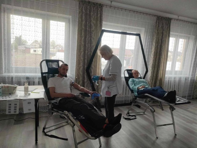 Mieszkańcy Klwowa wykazali ogromne zaangażowanie oddając honorowo krew potrzebna do leczenia.