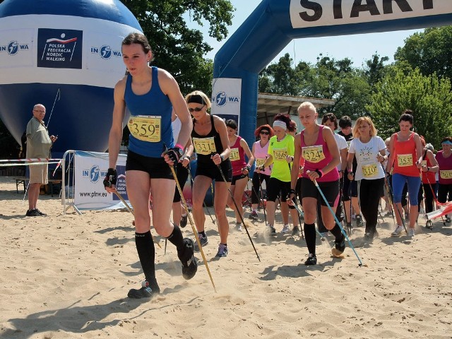 W Mistrzostwa Nordic Walking w Grudziądzu wzięło udział ponad 200 zawodników