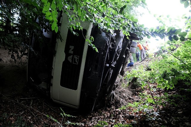 Wypadek samochodowy w Chojnie