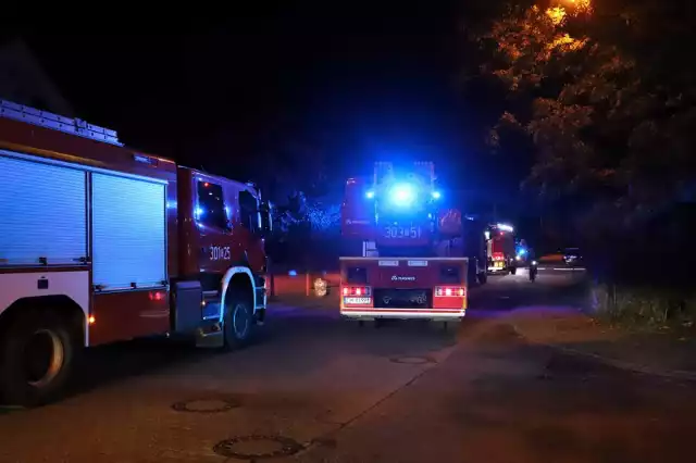 Pożar pustostanu w Chorzowie. W środku znaleziono mężczyznę