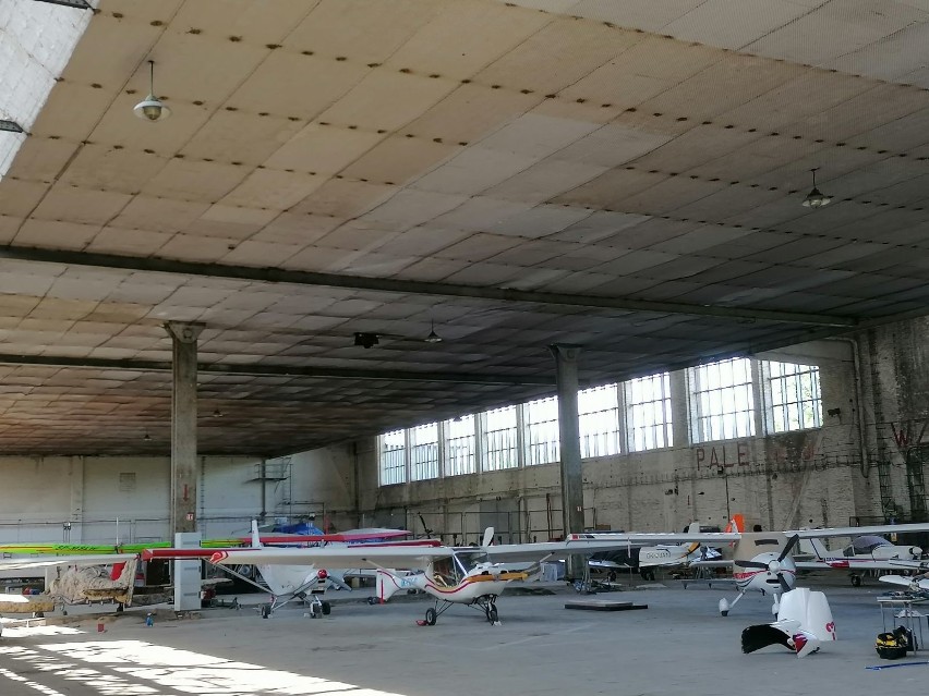 Hangar Szczecińskiego Aeroklubu odnowiony. Zobacz zdjęcia 