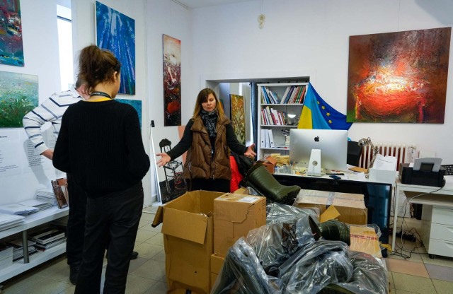 Rodzina ukraińskiego artysty znalazła schronienie w Gdańsku. SAVCHENKO Gallery stało się miejscem zbiórki