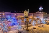 Gorlice widziane nocą z lotu ptaka zachwycają. Tak wygląda nasze miasto nocą [ZDJĘCIA]