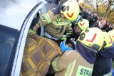 Ciarki na plecach! 40 wozów strażackich, kilkuset strażaków w Gaszowicach. Wielka charytatywna akcja strażaków dla chorego Samuelka