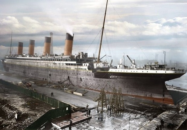 Kolorowe zdjęcia Titanica. Zobaczcie mało znane zdjęcia legendarnego statku!