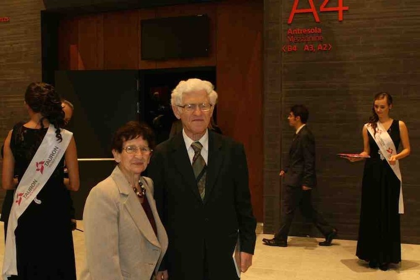 Prof. Andrzej Jasiński z żoną